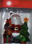 St. Nicholas Square Santa Nightlight Christmas Tree Holiday Presents Nib. Fixed Price $24.99.