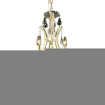 Elegant M Theresa 4 Light 12" Royal Cut Pendant, Gold/clear 2801D12G-RC. Fixed Price $514.00.