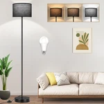 65 Black Floor Lamp For Bedroom, Living Pole Light With Sh.... Fixed Price $61.81.