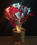 Poinsettia Fiber Optic Light Up Decorative Christmas Holiday Plant. Fixed Price $69.99.
