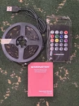 Monster Sound Reactive Color-changing Led Light Strip Usb W/ Remote. Fixed Price $16.00.