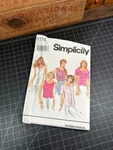 Vintage Simplicity 8374 Sewing Pattern Size 18-22 Summer Tops 1993 Uncut. Fixed Price $14.35.