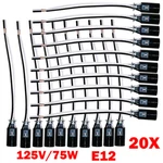 20PC 43MM For E12 Lamp Holder Light Candelabra Bulb Sockets & 6" Wire Hot. Fixed Price $17.17.