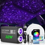 32W Twinkle Dual-head Rgbw App Fiber Optic Lights Star Ceiling. Fixed Price $89.99.