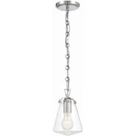 Crystorama VSS-7002-PN Voss Mini Pendant Polished Nickel. Fixed Price $198.00.
