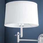 Kenroy Home 20942BS Theta Lamp Wall Swing Arms, Medium, Brushed Steel. Fixed Price $99.00.