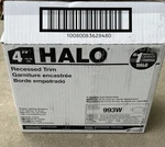 Halo 993W 4 Inch White Trim Coilex Baffle (**quantity 5). Fixed Price $40.00.