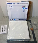 Nicor Lighting DSE921204KSQWH 9" Square 4000K Led Downlight, White. Fixed Price $45.00.