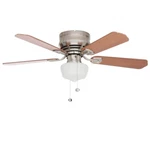 Hampton Bay UE42V-NI-SHB Middleton Brushed Nickel Ceiling Fan W/light Kit 42". Fixed Price $74.50.