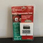 New Sealed Westinghouse Programmable Weekly Indoor Digital Timer - Model T28442. Fixed Price $7.99.