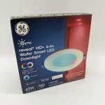 Cync Reveal Wafer Smart Led Downlight,direct Wire,full COLOR,9.5 WATT,4 In. - 93. Fixed Price $24.99.