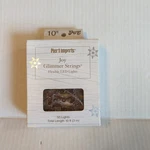 Pier Imports Joy Glimmer Flexible String Led Lights 10FT 50. Fixed Price $6.00.