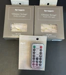 2X 60 Each - 10FT Long Pier Imports Glimmer Strings Led Lights W/remote. Fixed Price $13.99.