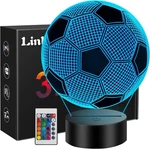 Football 3D Illusion Night Light 16 Color Changing Led Lamp Kids Room Decor Gift. Fixed Price $28.99.