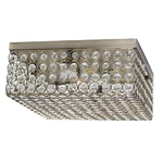 Elegant Designs FM1004-ABS 12" Antique Brass Crystal Chandelier Fixture. Fixed Price $39.95.