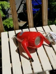 Ikea Modern Red Space Age Light / Slide Projector Intertec 4002352 Sprida. Fixed Price $44.85.