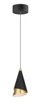 ET2 Lighting Mermaid 9.25" Led Mini Pendant Black / Metallic Gold. Fixed Price $218.00.