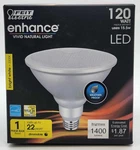 Led Feit 120W Light Bulb Enhance Vivid Natural 3000K. Fixed Price $12.74.