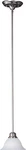 Maxim Marin 1 Light Small Pendant With Satin Nickel Finish And Marble Glass. Fixed Price $88.09.