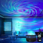 Projector Galaxy Starry Sky Night Light Ocean Party Speaker Led Lamp Remote. Fixed Price $7.99.