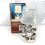 Snowman Christmas Night Light Lamp W/ Shade Figurine Holiday Decor Box. Fixed Price $11.19.