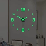 Ew Creative Simple Luminous Digital Clock European Style Diy Silent Wall. Fixed Price $10.22.