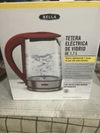 Bella Glass Coffee Tea Kettle Hot Water Electric Cordless 1.7L Led Light Dwk. Fixed Price $26.02.