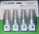 Maxlite Automatic Led Night Light 4 Pack Dusk Till Dawn Sensor New. Fixed Price $11.49.