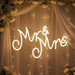 16"X11" & Mrs Wedding Love Led Neon Sign With Dimmer Usb Powered Light Lamp. Fixed Price $49.99.
