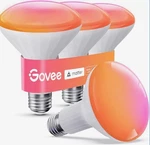 Govee BR30 Smart Light Bulbs Led Works With Matter Alexa Google Rgbww. Fixed Price $55.00.