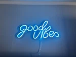 Good Vibes Led Wall Light Usb-a Or Battery Operated. Fixed Price $12.00.