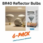 Damar 40 65W Indoor Flood Light Bulbs White Pack Of Alt To Phillips Brand. Fixed Price $42.50.