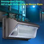 Ledmo Wall Pack Light With PHOTOCELL,120W Dusk Dawn Outdoor Commercial Se. Fixed Price $89.00.