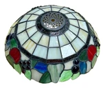 Vintage Emerson Tiffany Style Glass Shade Only From LK34 Ceiling Light Kit. Fixed Price $129.95.