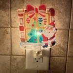 Niob Lights In The Night Midwest Holly Jolly Santa Christmas Decor.. Fixed Price $22.50.