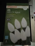 Sylvania 25 Led C9 Lights Indoor/outdoor. Fixed Price $29.99.