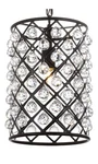 Jonathan Lighting JYL9025 Bronze Gabrielle 9" Diameter Led Crystal Pendant. Fixed Price $135.00.