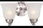 Maxim Basix Light 14 Inch Satin Nickel Wall Sconce Ice 2121ICSN. Fixed Price $31.50.