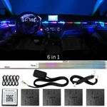 Rgb Car Symphony Ambient Light 256 Color Led Atmosphere Acrylic Strip Remote App. Fixed Price $35.13.
