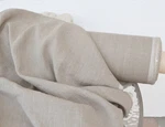 Natural Linen Fabric By The Yard Soft Washed Flax Sewing Material Clothing 58". Fixed Price $79.99.