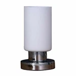 8.75" Elli Glass Uplight Touch-on Cylinder Table Lamp Chrome Ore HBL2127. Fixed Price $32.95.