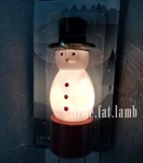 Globe Winter Snowman 3D Wall Sensor Led Night Light. Fixed Price $9.40.