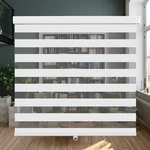 Luckup Cordless Zebra Blinds Roller Shades For Windows-dual Layer High Shading. Fixed Price $40.28.