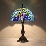 Tiffany Style Wisteria Stained Glass Table Lamp Antique Reading Light 19". Fixed Price $199.99.