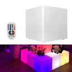 16 Rgb Cube Seat Party Club Bar Chairs Furniture Led Color Changing Stool Tables. Fixed Price $44.96.