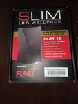 Rab Lighting Slim 18 Cool 5000K Led Wallpack. Fixed Price $150.00.