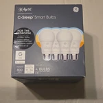 Ge By C-sleep Smart Led Bulbs A19 4-PACK 800 Lumens Google Assistant. Fixed Price $20.00.