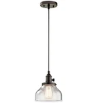 Kichler 43850OZ Avery 1-LIGHT 8" Pendant W Seeded Glass Bell Shade, Olde Bronze. Fixed Price $29.99.