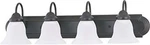 Nuvo 60-3163 Vanity Light Fixture In Mahogany Bronze With Frosted White Glass. Fixed Price $123.99.