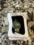Flamingo Natural Seashell Night Light Bulb Green Palm Tree Pink Original. Fixed Price $14.40.